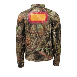 Volt Heat camouflage jacket showing back heating element