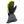 Volt Heat grey and neon yellow winter glove with black leather palm