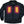Volt Heat black quilted jacket with glowing orange heating elements on the chest