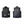 Volt Heat black quilted heated vest showing front and back views with battery and accessories