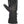 Volt Heat black leather and fabric glove with extended cuff and drawstring closure