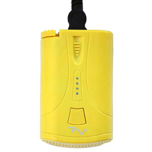 Volt Heat yellow rechargeable battery pack with power indicator lights
