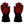 Volt Heat gloves showing internal red heating element wiring pattern