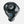 Top view of a black Vornado tower fan showing control buttons and settings