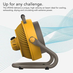 Vornado 293HD heavy duty air circulator fan with graphic air flow lines