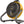 Vornado yellow and grey industrial air circulator fan with a sturdy base