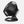 Black Vornado air circulator fan with a circular base and adjustable tilt
