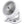 Vornado white Energy Smart air circulator fan with circular grill and base control knob