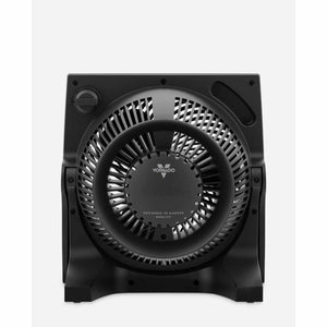 Vornado 673T black air circulator fan with circular grille and top control knob