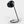 Vornado black pedestal air circulator fan with a circular head and thin stand