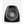 Black Vornado vortex space heater with silver spiral grille
