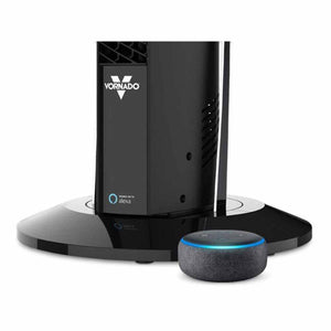 Vornado tower fan base with Alexa smart speaker