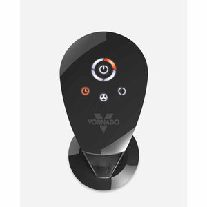 Vornado black remote control with power timer and fan speed buttons