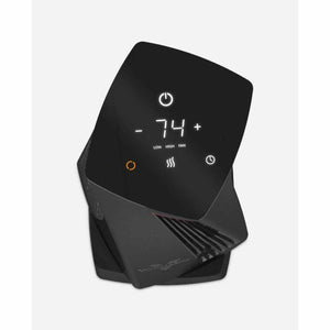 Vornado black digital heater control panel with temperature display and touch buttons