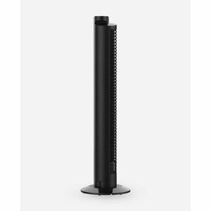 Vornado black tower fan on a white background