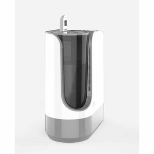 Vornado white and grey humidifier with a dark water tank