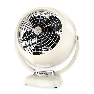 Vornado cream retro style air circulator fan with black blades