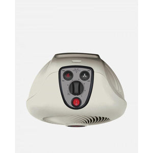 Vornado heater control panel with heat and fan settings dial