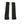 Two black elastic velcro straps