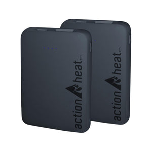 Two ActionHeat rechargeable power banks
