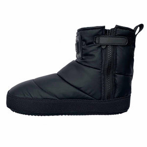 Volt Heat black quilted ankle boot with side zipper