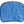 Chill-Its blue cooling towel with black trim