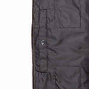 Mobile Warming jacket interior pocket with snap button closure