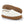 Acorn tan suede slipper with white sherpa lining and textured rubber sole