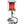 Propane tank top heater with glowing red heating element and protective wire cage