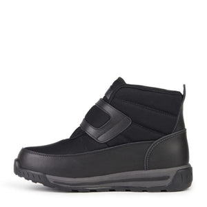NexGrip black ankle winter boot with strap closure