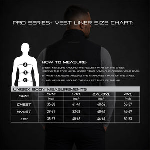 Open Box ActionHeat Pro Series+ Bluetooth Heated Vest Liner