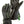 Hestra black insulated work gloves with green branding