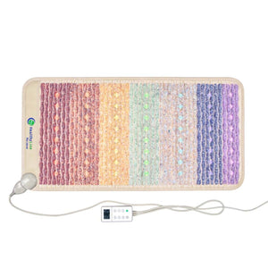 HealthyLine Rainbow mat with gemstone surface and integrated LED light strips and digital controller