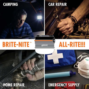 Wagan Brite-Nite lantern used for camping car repair home repair and emergency supply kits