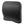 Black contoured lumbar support cushion for office chair