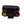 Black leather pouch with one yellow and one red control knob