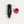 Warm and Safe black coaxial power plug with a separate red rubber adapter ring