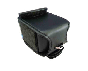 Warm and Safe black fabric controller pouch with velcro strap