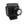 Black leather strap mount with a circular adjustment knob and silver center
