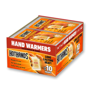 Grabber HotHands hand warmer display box with 10 hours of heat
