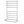 Freestanding silver electric towel warmer rack with eight horizontal bars and power cord