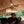 Snow Peak Hozuki lantern lights hanging from a tent ceiling