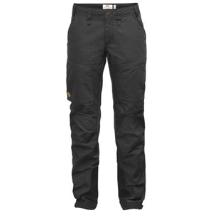 FjallRaven black outdoor trousers with cargo pockets