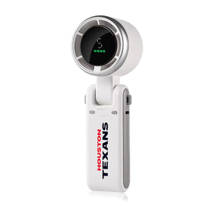 Houston Texans handheld portable fan with digital battery display