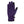Seirus purple glove with black fingertip accents and wavy line pattern