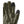 Hestra olive green leather glove with black touchscreen compatible fingertips