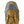 Winter Walking grey ice cleat traction device fitted over the toe of a tan work boot