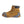 Winter Walking ice cleat attached to a tan waterproof work boot
