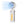 White handheld portable fan with Steelers logo and digital speed display