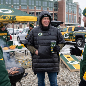 ActionHeat Green Bay Packers Battery Heated Poncho